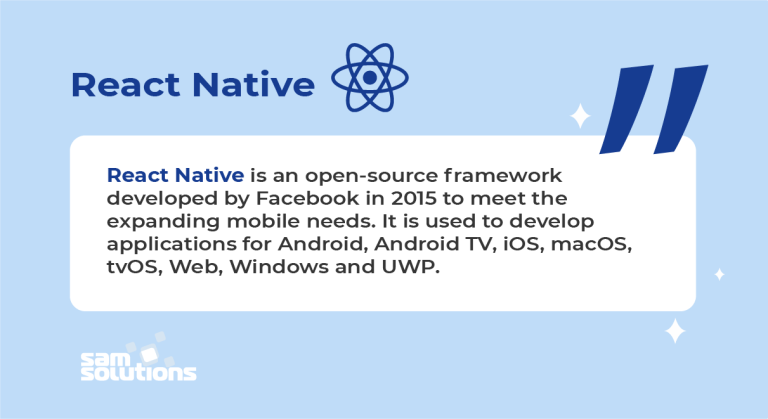 React.js Vs React Native – Key Differences And Advantages | SaM Solutions