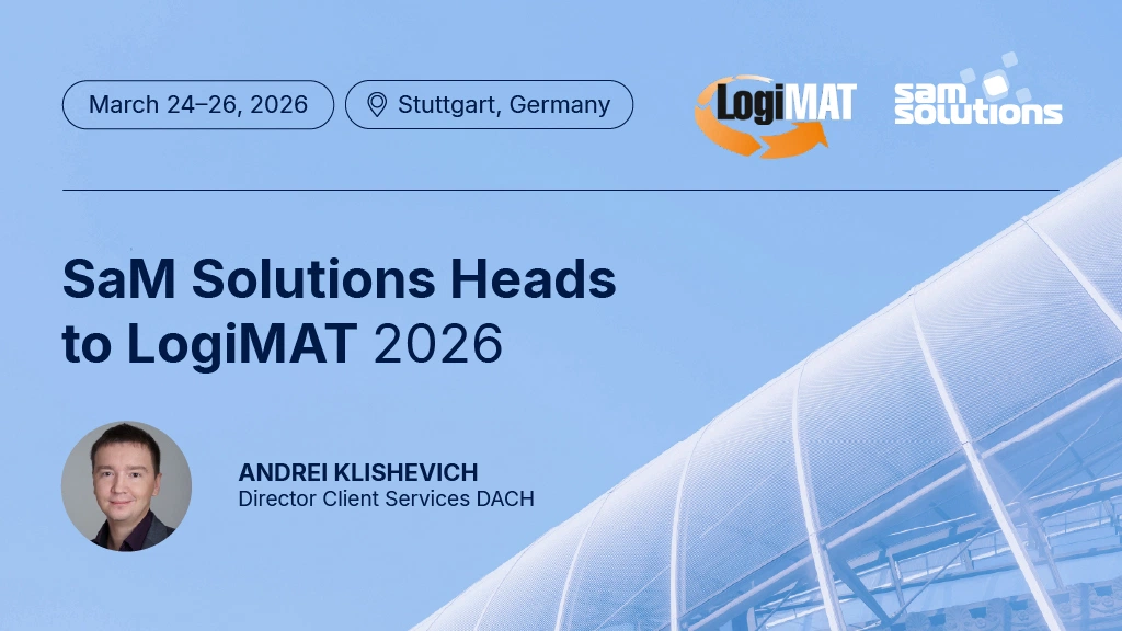 SaM Solutions Heads to LogiMAT 2026