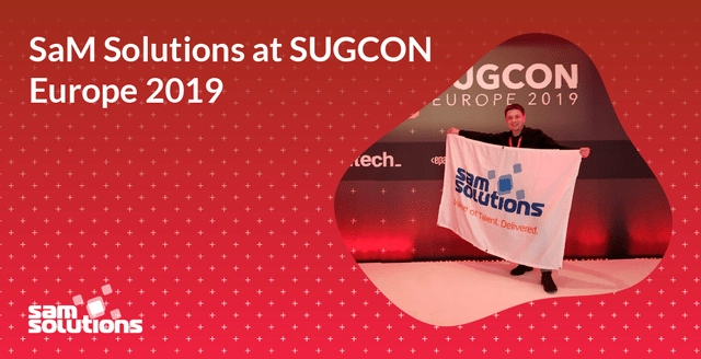 SaM Solutions at SUGCON Europe 2019
