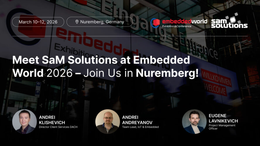 Meet SaM Solutions at Embedded World 2026