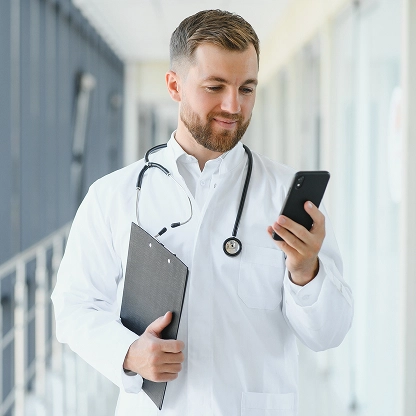 Developing Secure Native Mobile Applications for Healthcare Professionals