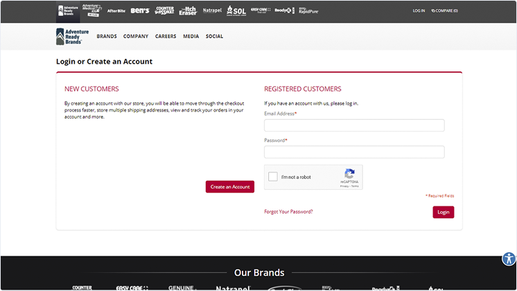 Customer account improvements