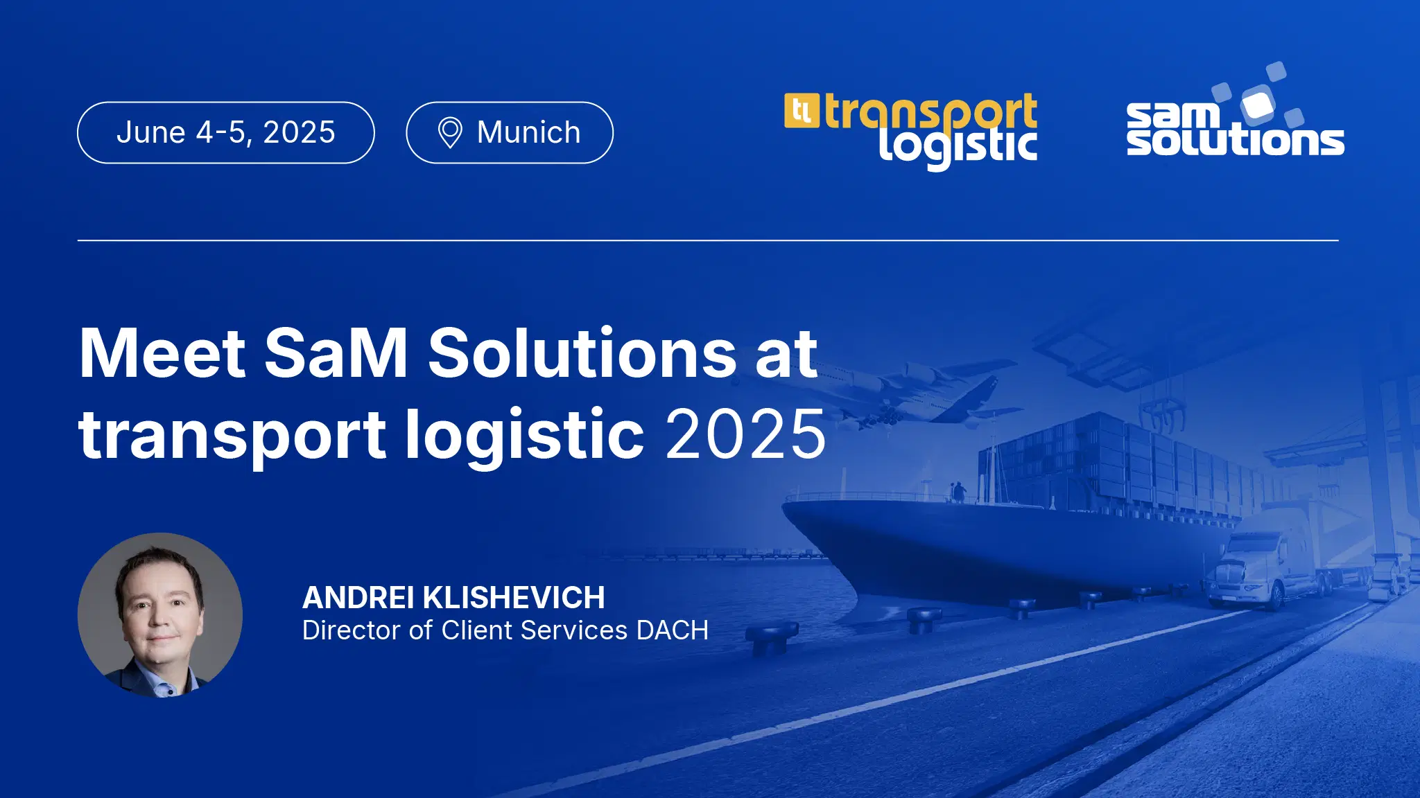 SaM Solutions at transport logistic 2025 [News]
